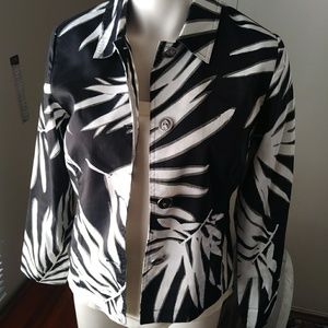 Chicos size 0 palm tree jacket